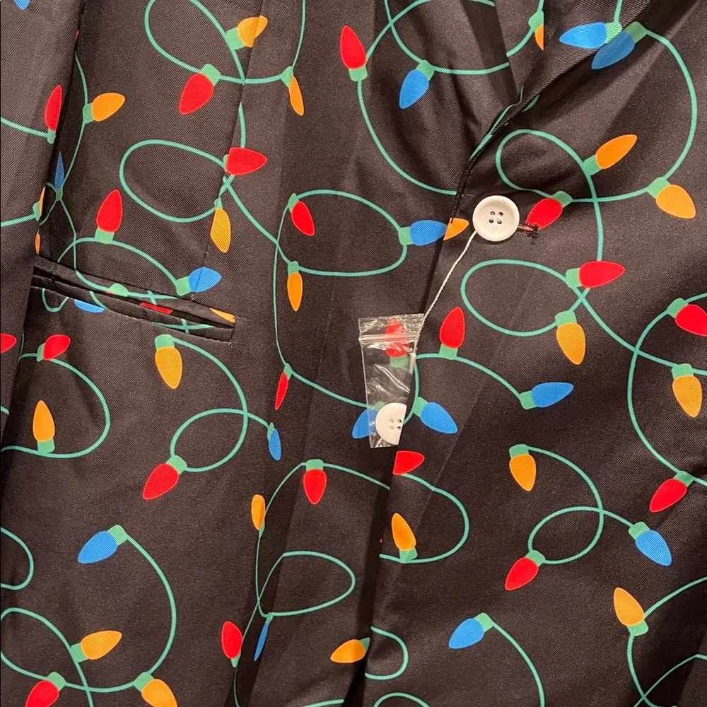 Men's Christmas Blazer & Tie - Ugly X-Mas Festive Jacket - Christmas nwt XXL